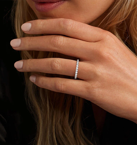 pt platinum  women’s stackable ring