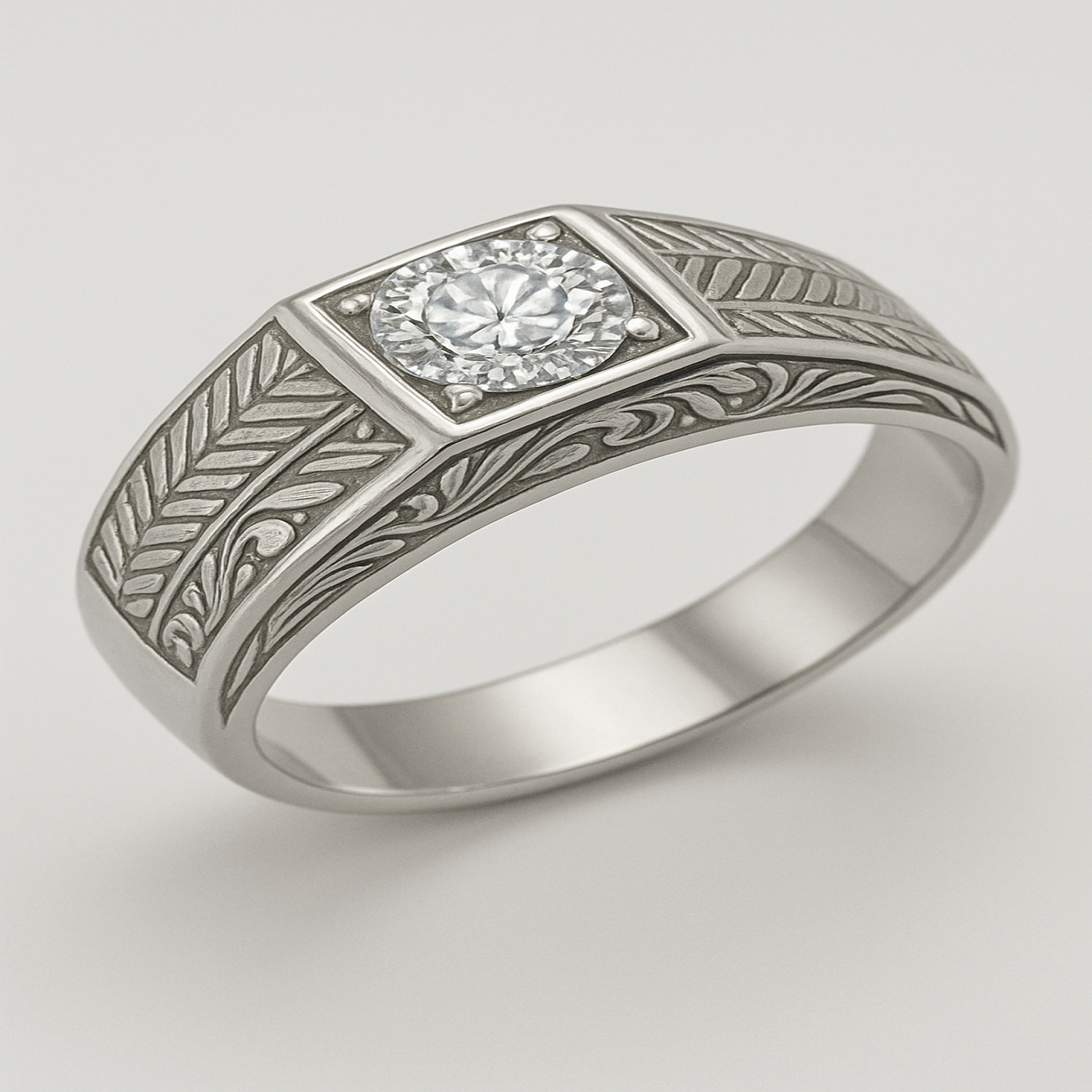 18k white gold  elegant diamond  ring for women Photos & images