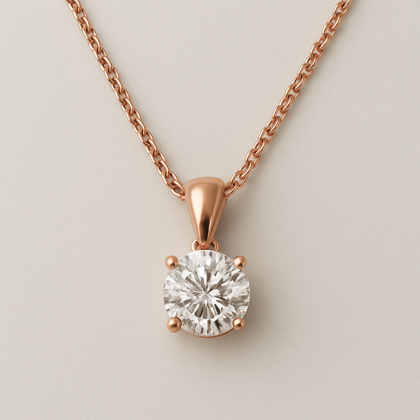 18k yellow gold  classic diamond necklace Photos & images