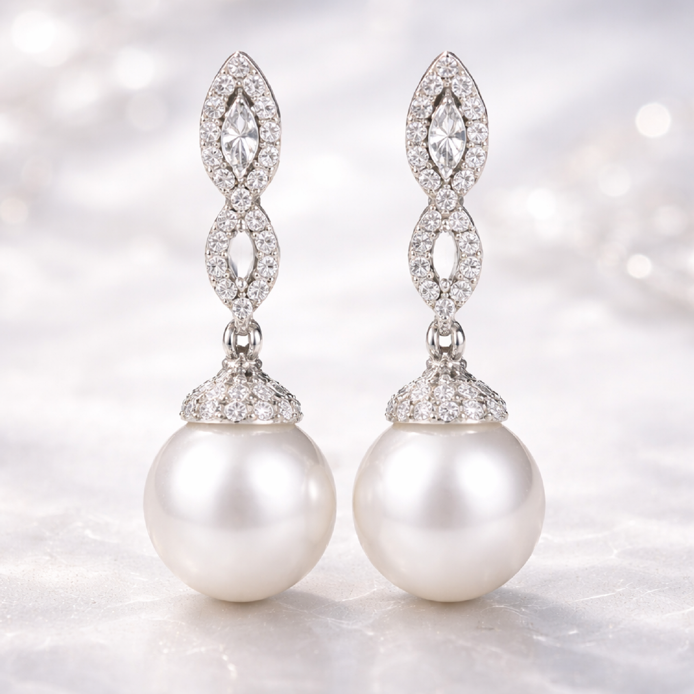 18k white gold  eternal love women's diamond eternity wedding band Photos & images